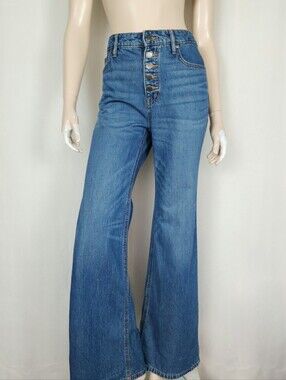 Lauren Ralph Lauren High Rise Flare Denim Jeans 6